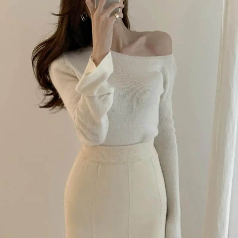 Slim Elegant Long Sleeve Sweater